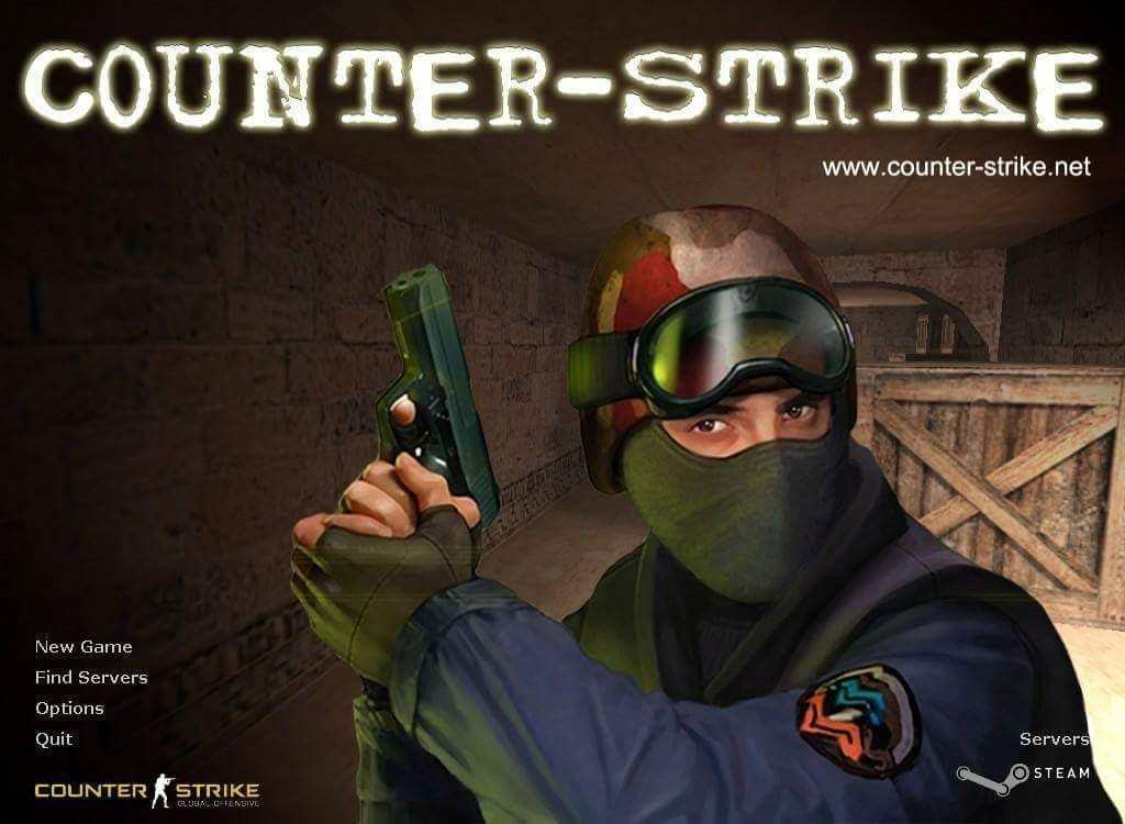 Counter-Strike game initial screen